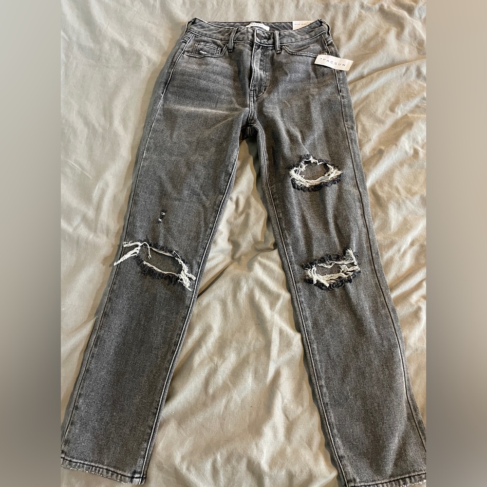 Pacsun Washed Black Ripped ‘90s Boyfriend Jeans